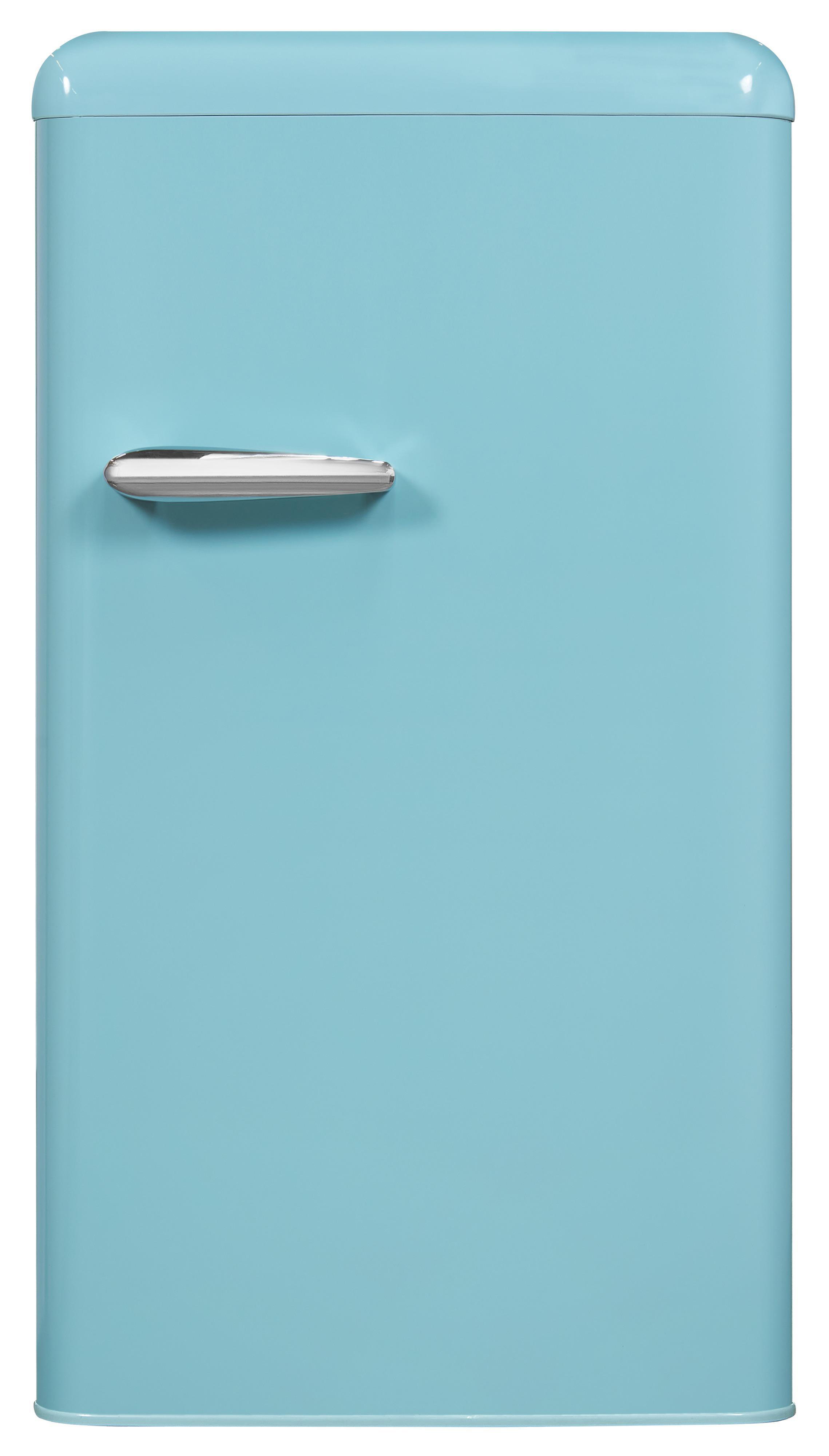 EXQUISIT RKS100-V-H-160F Kühlschrank (94 l, F, 905 mm hoch, Taubenblau)