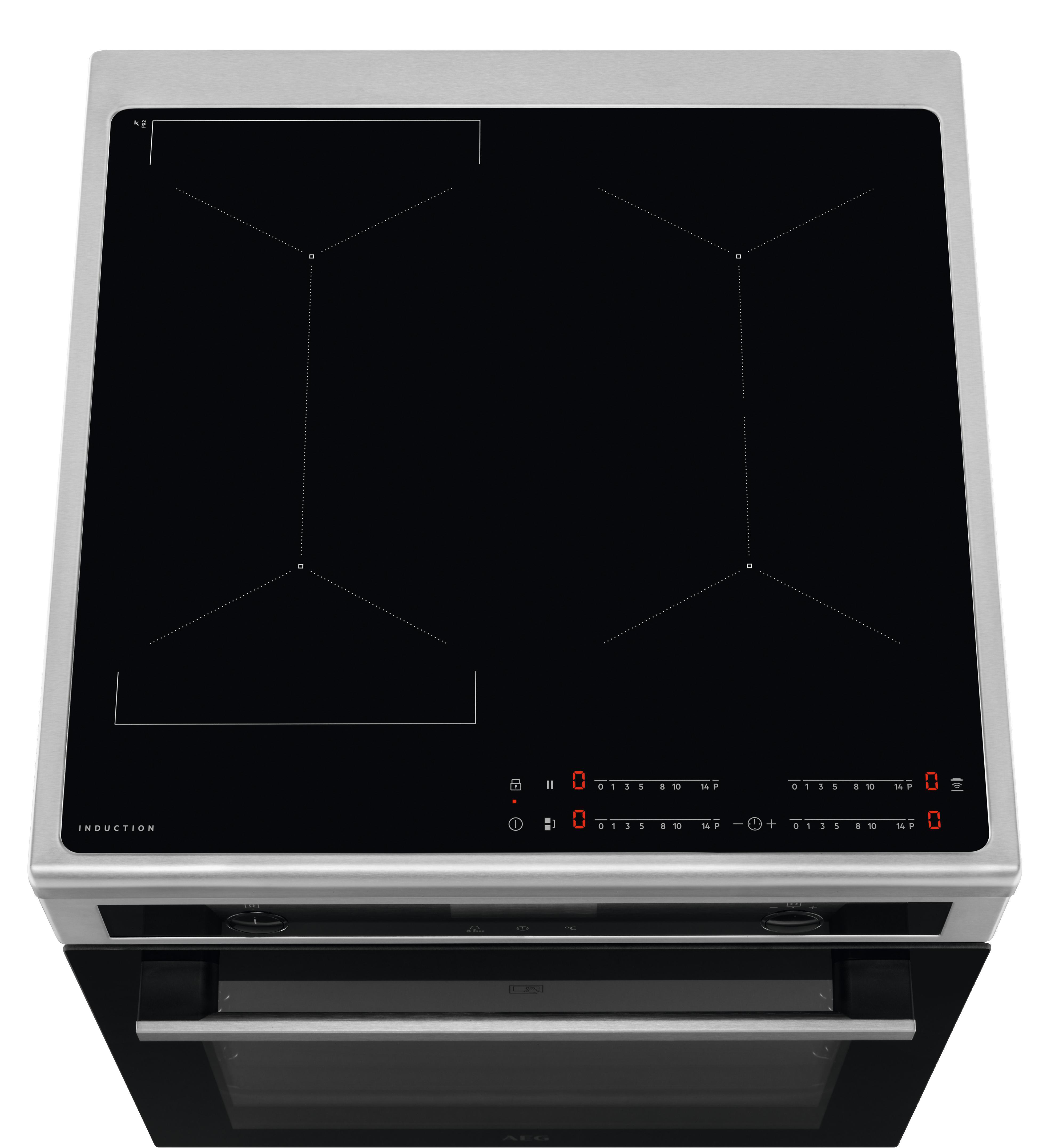 AEG CIB6470APM Standherd (EEK A+, Induktionskochfeld, 73 l)
