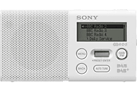 SONY XDR-P1DBP Digitalradio, Digital, DAB+, DAB, FM, Weiß