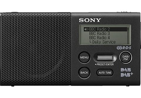 | FM, MediaMarkt Digitalradio, Schwarz DAB/DAB+ XDR-P1DBP Digital, Radios DAB, DAB+, SONY