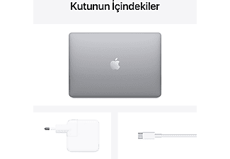 APPLE MGN63TU/A MacBook Air M1 8GB-256GB SSD 13.3inç Uzay Grisi_5