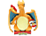 BOTI Pokémon - Glurak (30 cm) - Peluche (Multicolore)