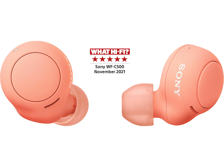 SONY Draadloze oortjes Oranje (WFC500D.CE7)