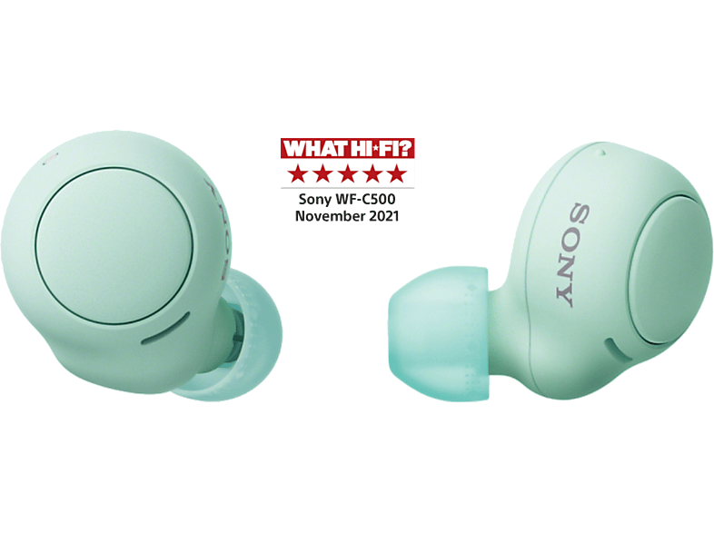 SONY Écouteurs sans fil Vert (WFC500G.CE7)