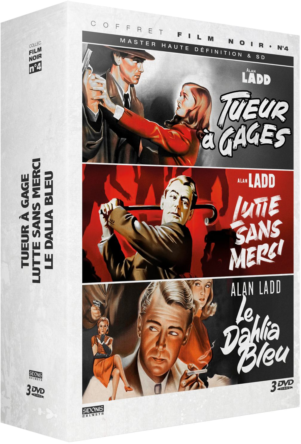Coffret Films Noir n°4: Tueur à gages + Lutte sans merci + Le Dahlia Bleu - DVD