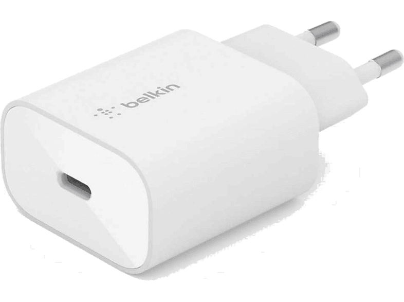 BELKIN 25 W Usb-C Ev Duvar Şarj Cihazı Beyaz