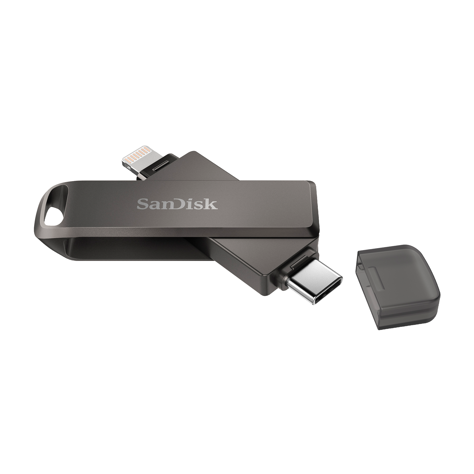 SANDISK iXpand Flash Drive Luxe 128GB USB-C+ Lightning Siyah