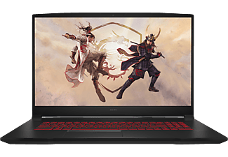 MSI GF76 11UE-036 KATANA, Notebook mit 17,3 Zoll Display, Intel® Core™ i7 Prozessor, 16 GB RAM, 512 GB SSD, GeForce RTX™ 3060 Laptop GPU, Core Black