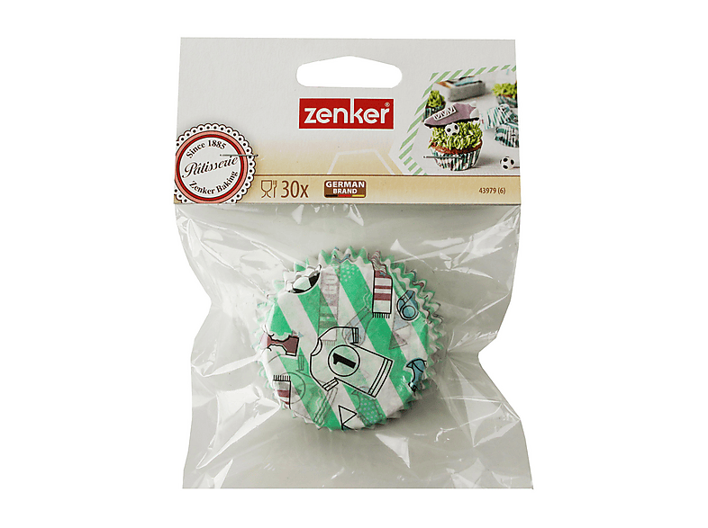 Zenker 43979 Muffinform, grün/Ice Blue/Frozen Rose/schwarz/weiß — Foto 5 von 5
