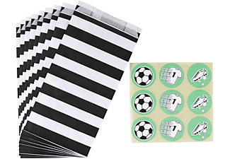 ZENKER Papiertüten + Sticker Fußball