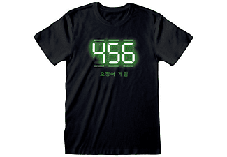 Squid Game T-Shirt 456 Digital Text L