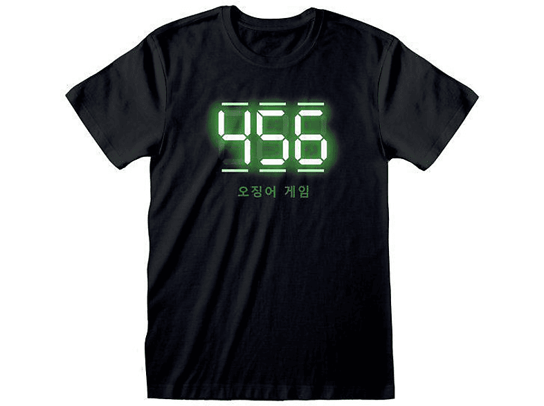 456 HEROES T-Shirt INC M T-Shirt Digital Text Squid Game