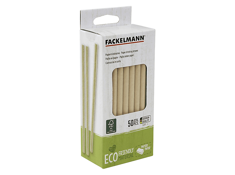 Fackelmann Papier-Trinkhalme 15cm; Strohhalm — Foto 3 von 4