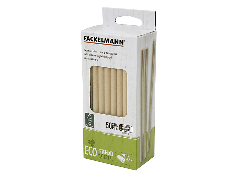 Fackelmann Papier-Trinkhalme 15cm; Strohhalm — Foto 4 von 4