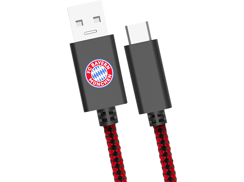 SNAKEBYTE PS5 Charge Cable 5 (FC Bayern München) Zubehör für PS5, Rot/Schwarz/Weiß