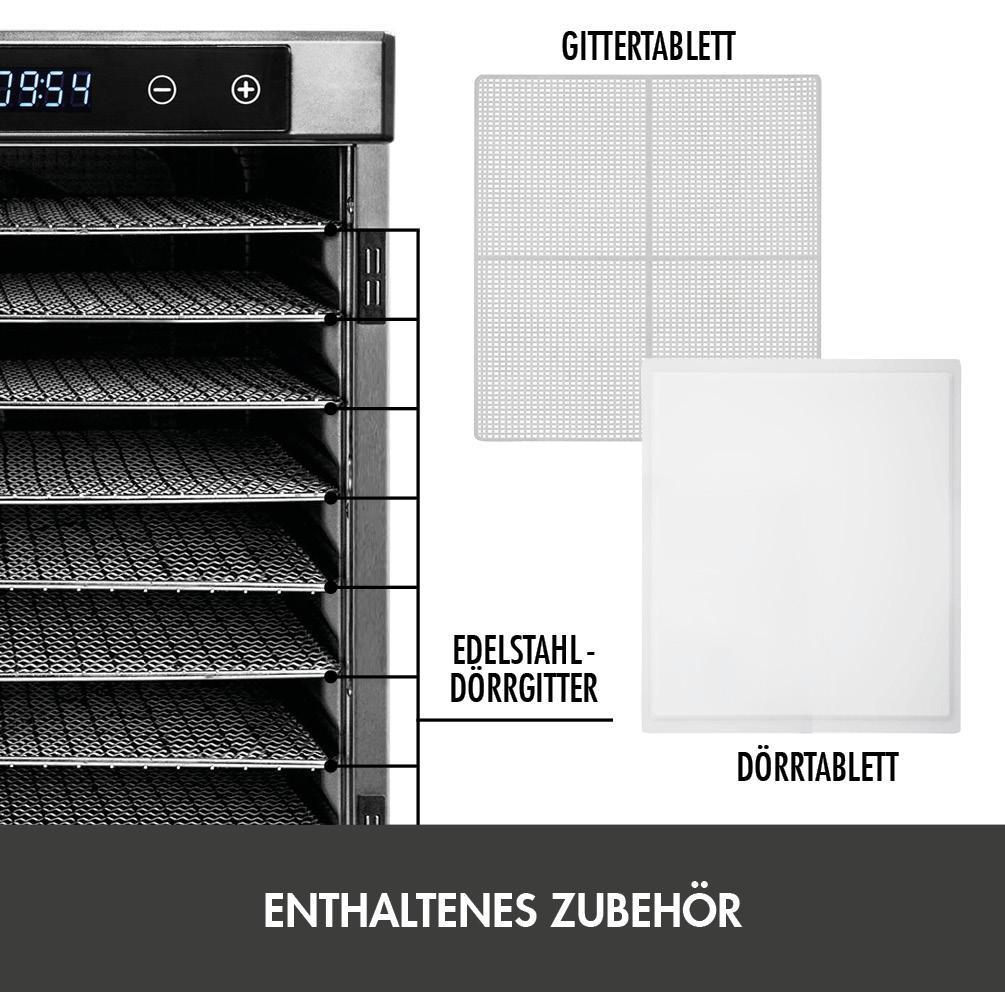 GASTROBACK 46603 Design Max Dörrautomat (900 Watt)