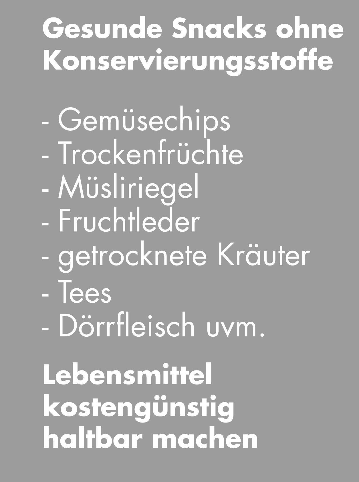 GASTROBACK 46603 Design Max Dörrautomat (900 Watt)