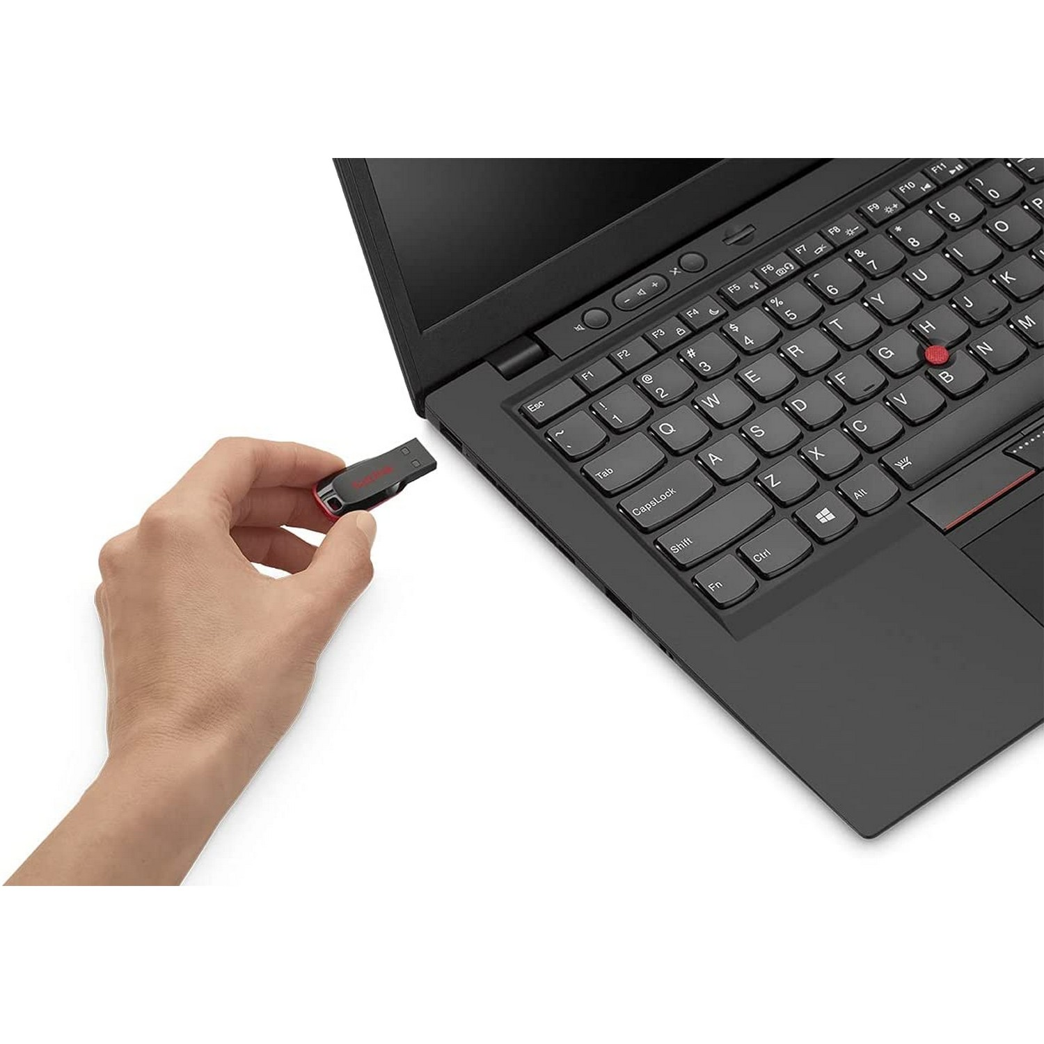 Memoria USB 8 GB - SanDisk Cruzer Blade, USB 2.0, USB-A, Ultracompacta, Unidad Flash Elegante, Negro