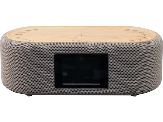 PEAQ PCR 120 BT-W - Radio-réveil DAB+ (DAB+, FM, Blanc)