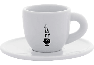 BIALETTI Y0TZ097 Moka csésze tányérral, fehér