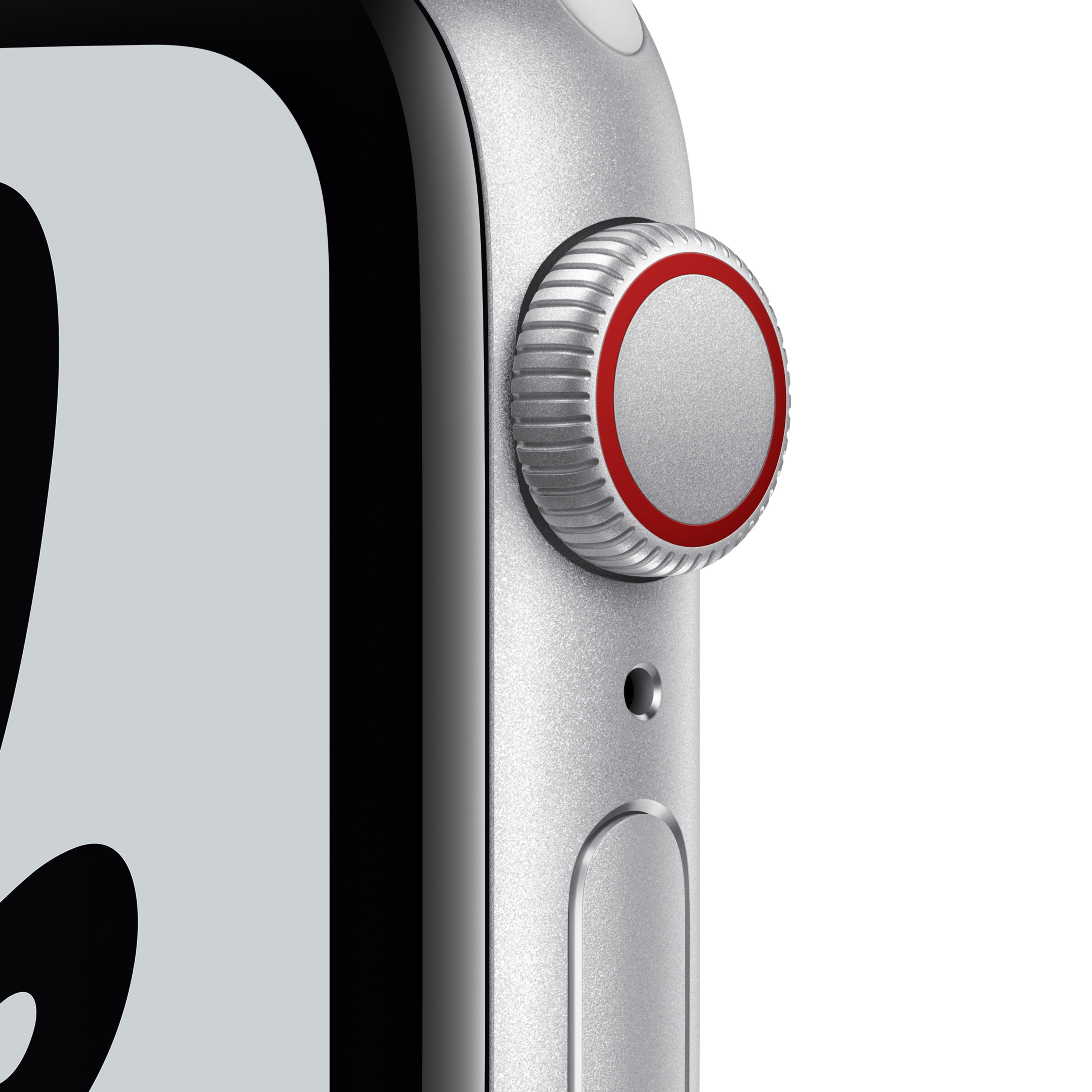 APPLE Watch SE Nike+ 40 mm zilver aluminium / zwarte sportband