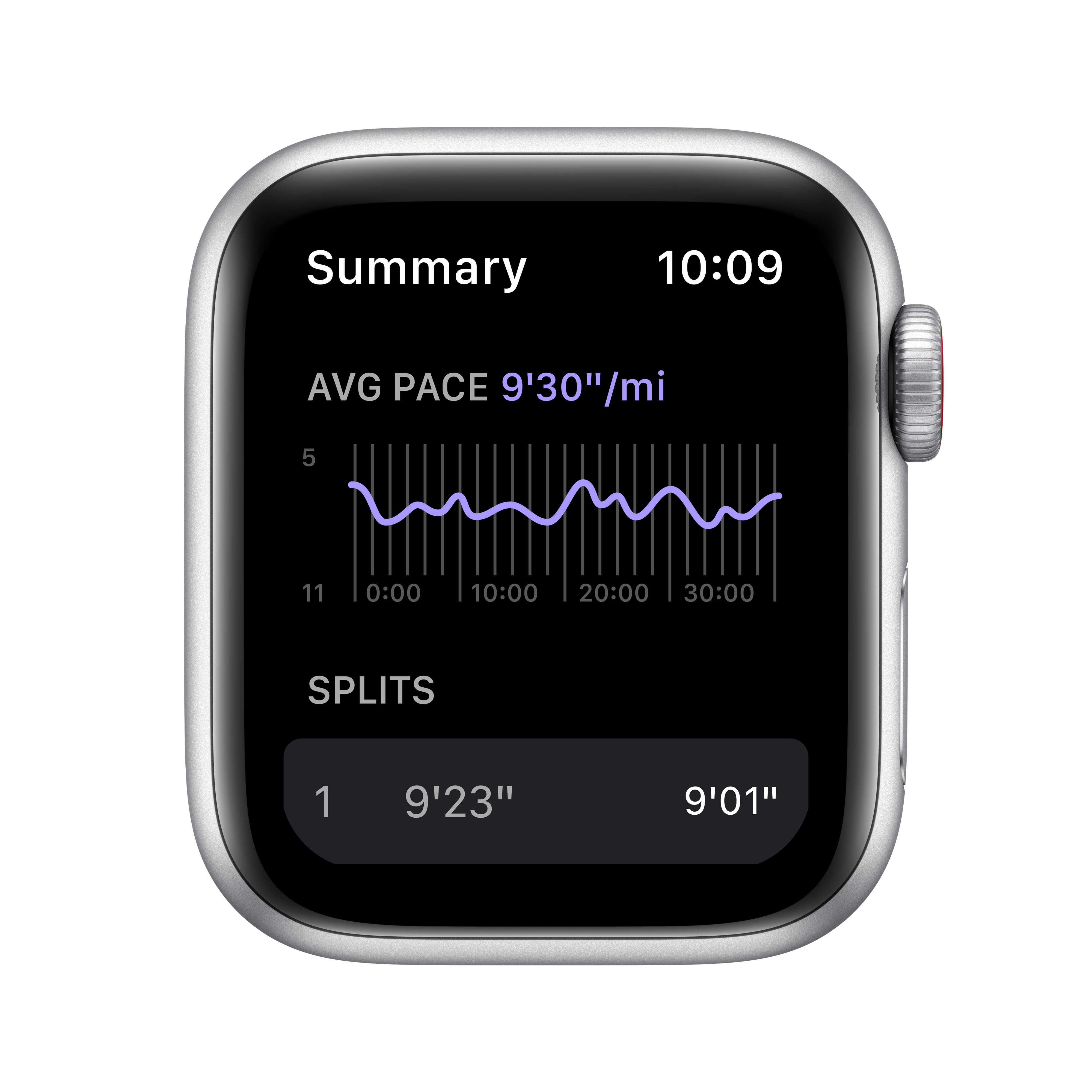 APPLE Watch SE Nike+ 40 mm zilver aluminium / zwarte sportband