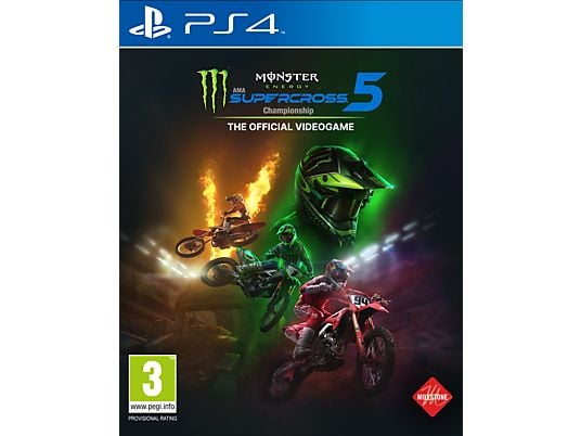 Monster Energy Supercross 5: The Official Videogame - PlayStation 4 - Tedesco, Francese, Italiano