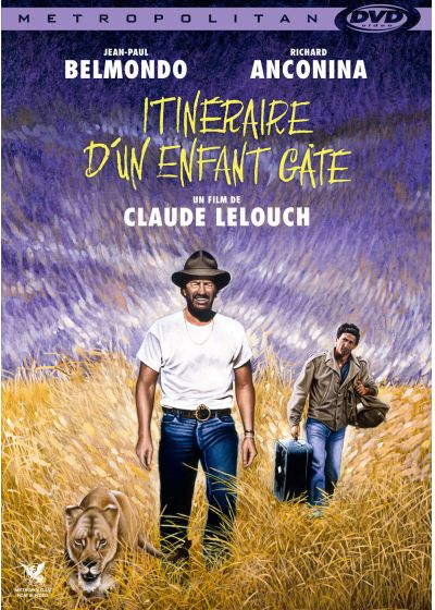 Couverture DVD de 'Itinéraire d'un enfant gâté' avec Jean-Paul Belmondo.