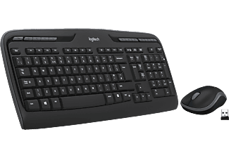 LOGITECH Logitech Wireless Combo MK330 - Tastiera, mouse (Nero)