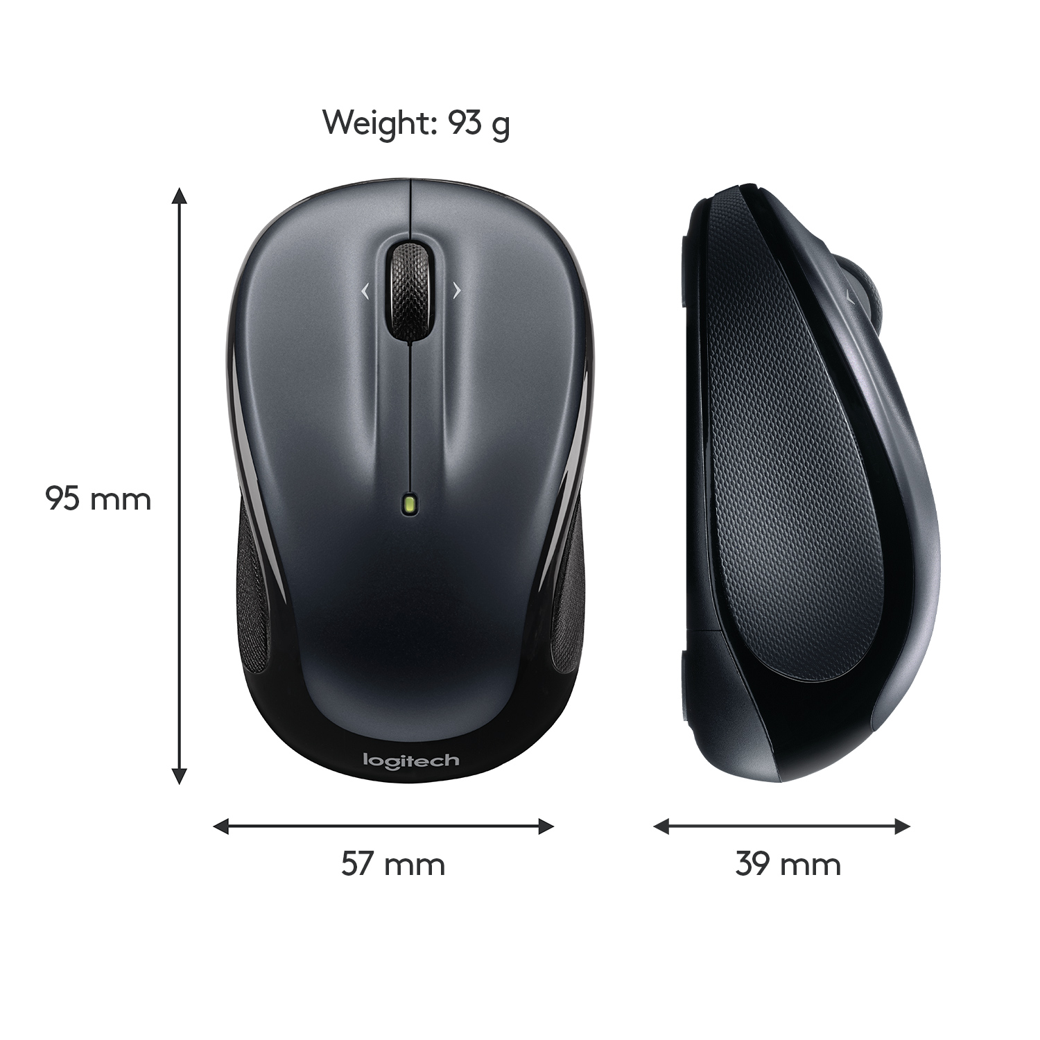LOGITECH M325 WLESS OPT GREY - Souris