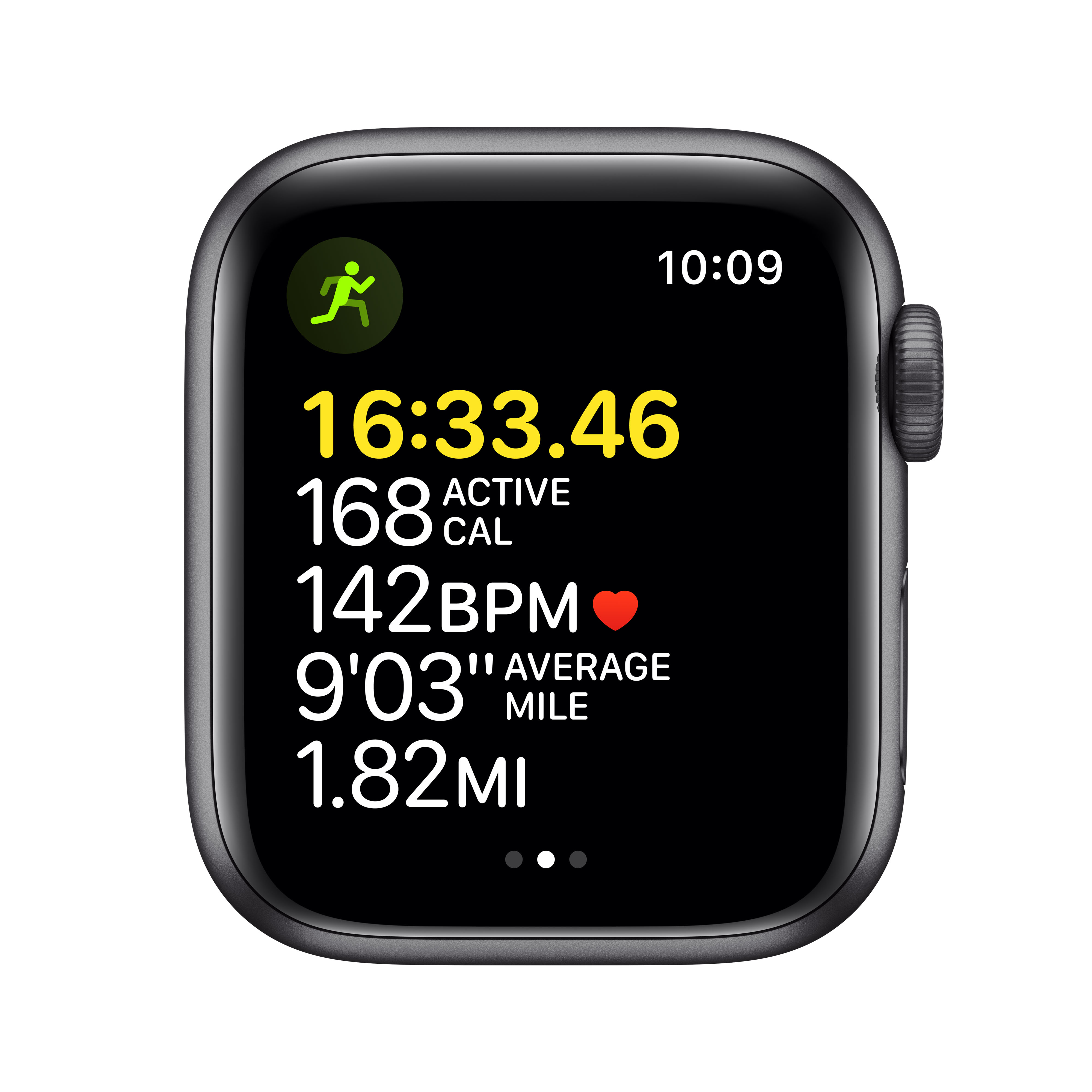APPLE Watch SE 40 mm spacegrijs aluminium / middernacht sportband
