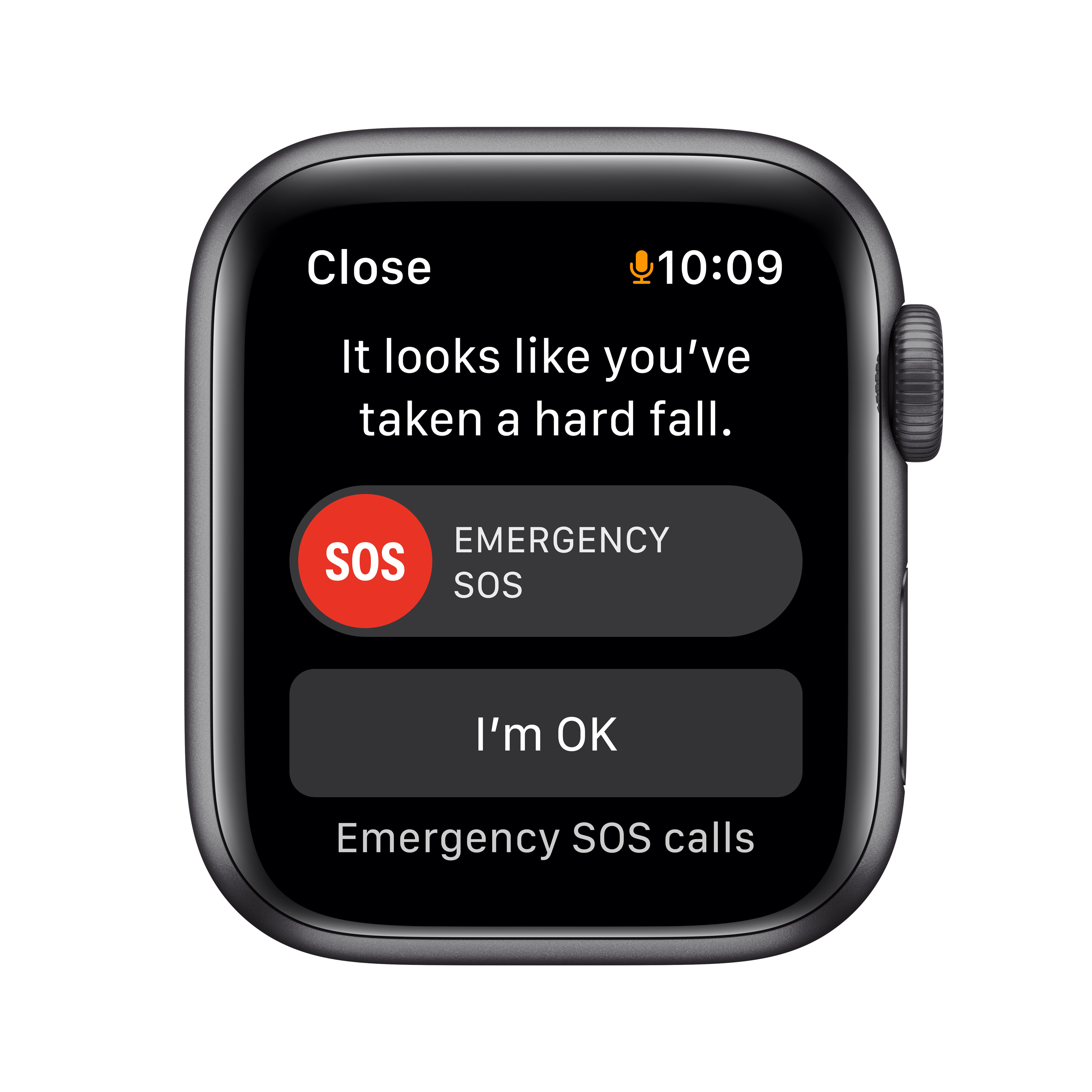 APPLE Watch SE 40 mm spacegrijs aluminium / middernacht sportband