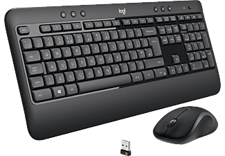 LOGITECH MK540 Advenced - Tastatur & Maus (Schwarz)