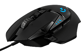 LOGITECH G502 HERO - Gaming Mouse, Cablato, Ottica con LED, 16000 dpi, Nero