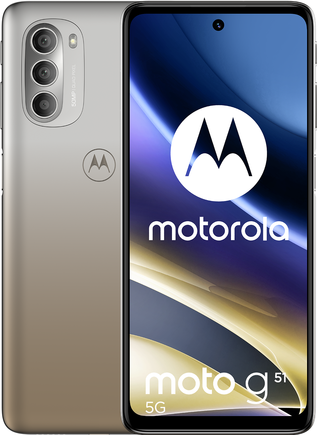 Motorola Moto G51 - 128 Gb Dual-sim Zilver 5g