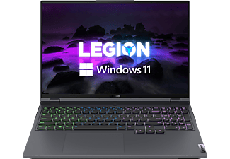 LENOVO Legion 5i Pro, Gaming Notebook mit 16 Zoll Display, Intel® Core™ i7 Prozessor, 32 GB RAM, 1 TB SSD, 1 TB SSD, GeForce RTX 3070, Storm Grey
