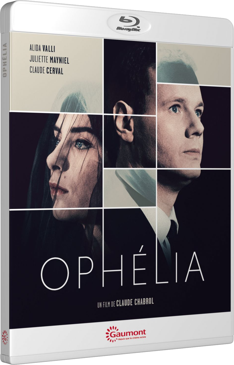 Couverture du film 'Ophelia', avec acteurs et texte du titre.