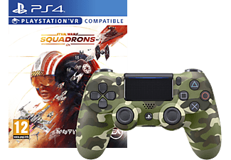 SONY PS4 DualShock 4 Wireless Controller V2 Camouflage + Star Wars Squadrons
