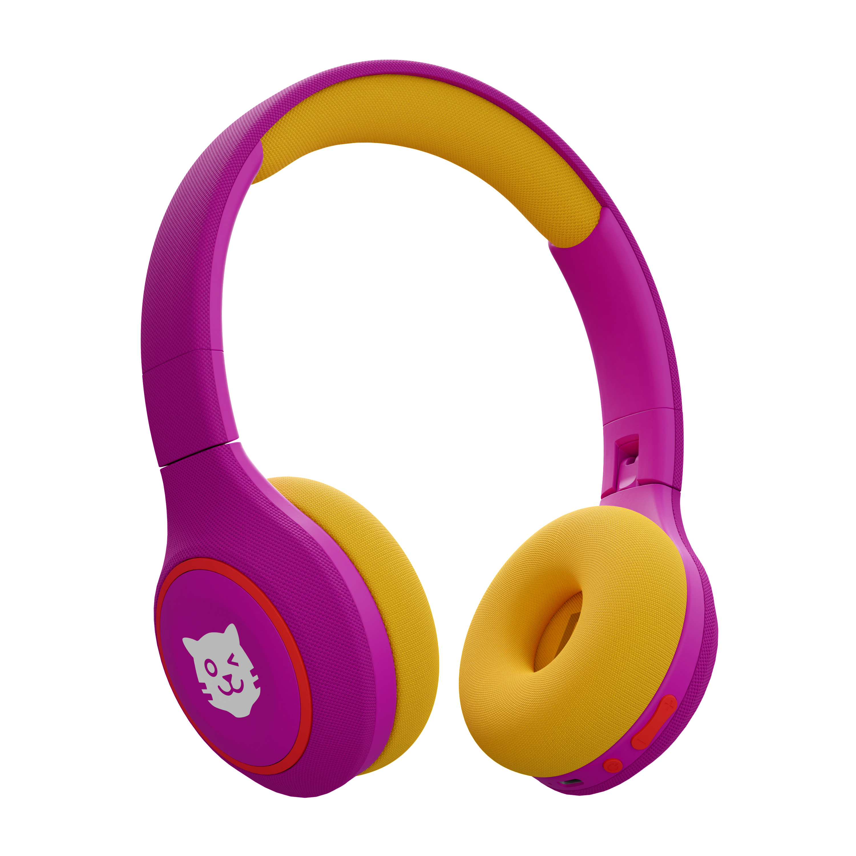 - TIGERMEDIA (Kopfhörer Kopfhörer, Pink Kinder) für Pink Crazy Tigerbuddies