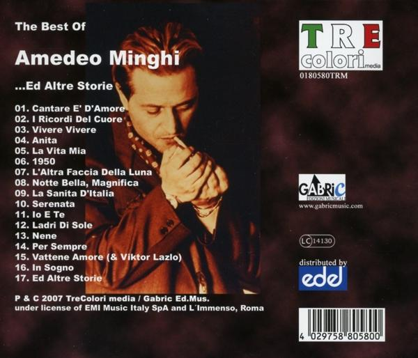 Amedeo Minghi - The Best Of Amedeo Minghi Ed Altre Storie  - (CD)