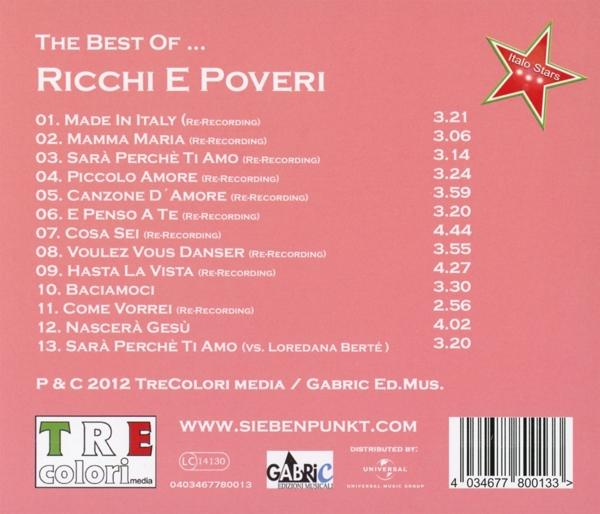 E - Poveri E - Of Ricchi Best The Poveri (CD) Ricchi