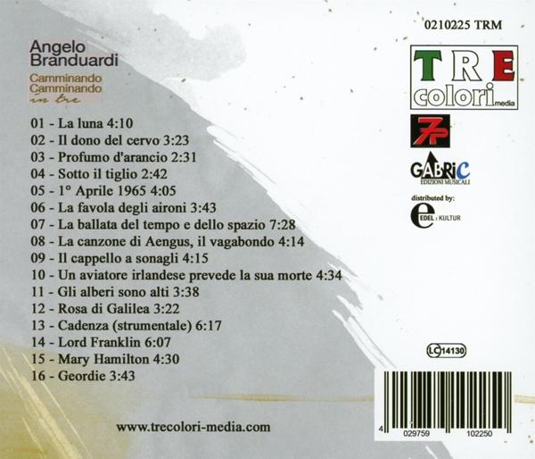 Angelo Branduardi - Camminando Camminando Tre (CD) - In