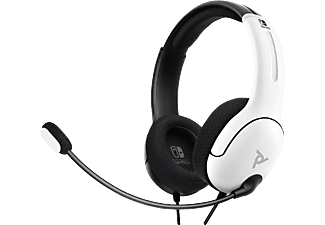 PDP LVL40 - Casque de jeu, blanc/noir