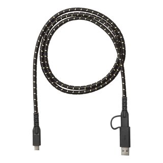 FAIRPHONE Long Life - Câble de chargement et de données USB-C vers USB-C (Noir/jaune)