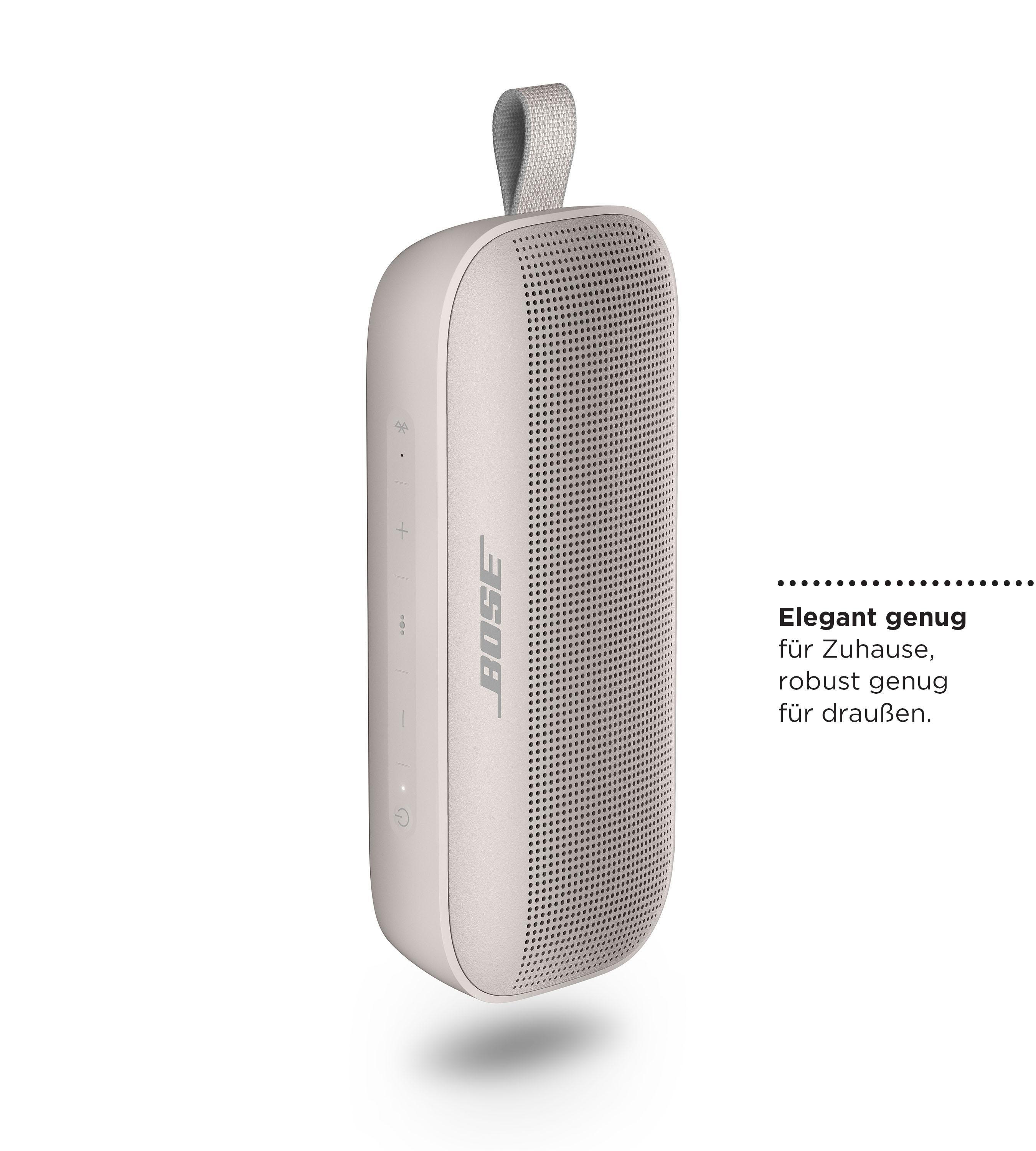 BOSE SoundLink Weiß, Flex Wasserfest Bluetooth Lautsprecher