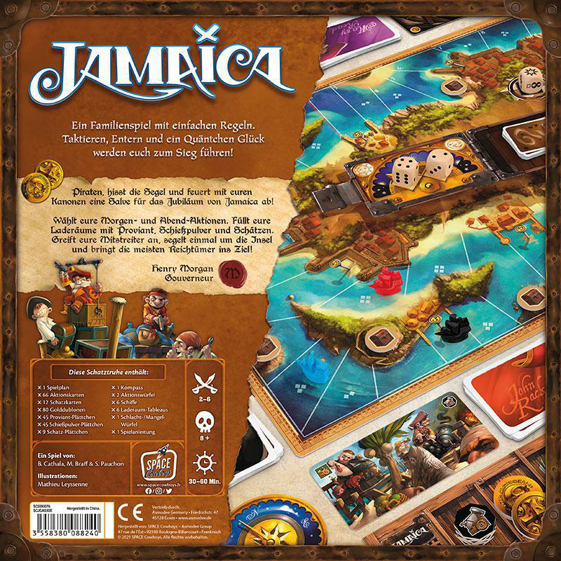 SPACE COWBOYS Jamaica (Neuauflage) Gesellschaftsspiel Mehrfarbig