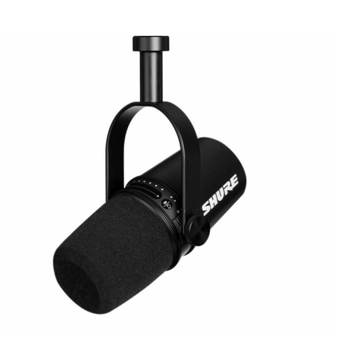 Micrófono - Shure MV7-K-BNDL, Salidas USB y XLR, Panel táctil, 50-16000 Hz, Sensibilidad -55 / -47 dB, Negro