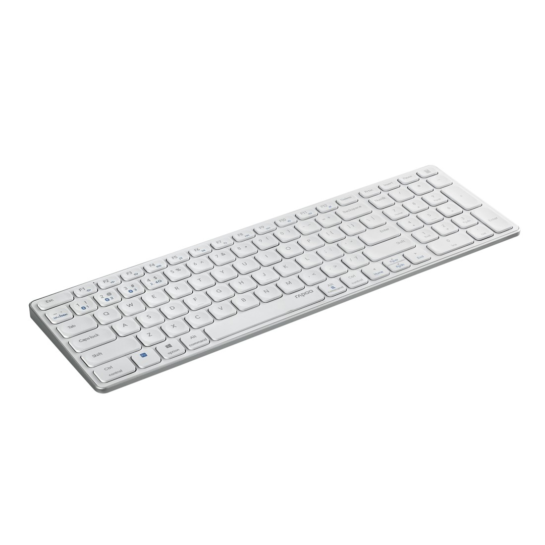RAPOO E9700M, Tastatur, Scissor, Sonstiges, kabellos, Weiß