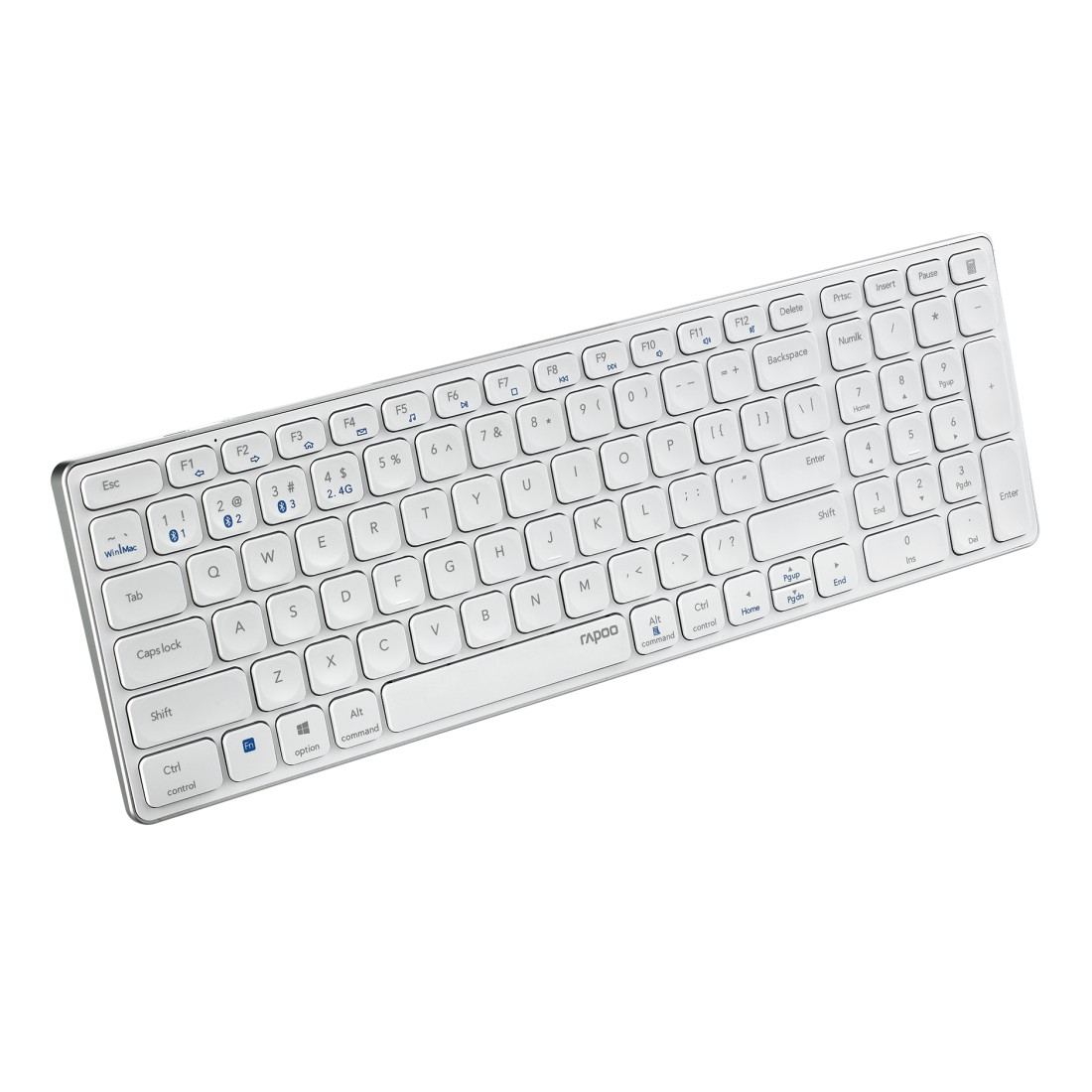 RAPOO E9700M, Tastatur, Scissor, Sonstiges, kabellos, Weiß