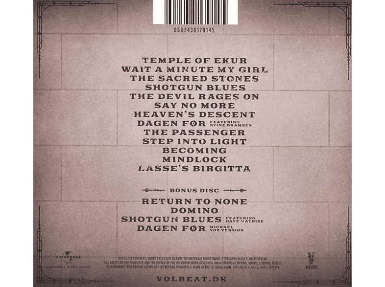 Thumbnail - Volbeat - Servant Of The Mind (Ltd. Deluxe Edition) (CD)